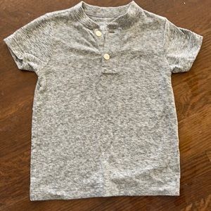 J.Crew Crewcut Boys Gray Lightweight Jersey Polo Shirt